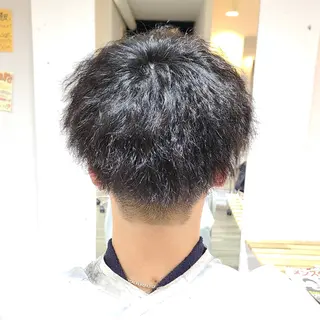 メンズ パーマ Artice　BARBER SHOP所属・桐島 令奈のヘアスタイル