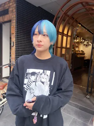 ショート Aya/四条烏丸/ インナーカラーのヘアスタイル