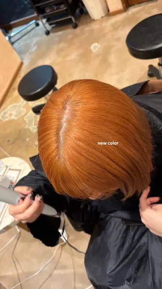 ミディアム カラー 横浜/金沢文庫/ はらだみさきのヘアスタイル