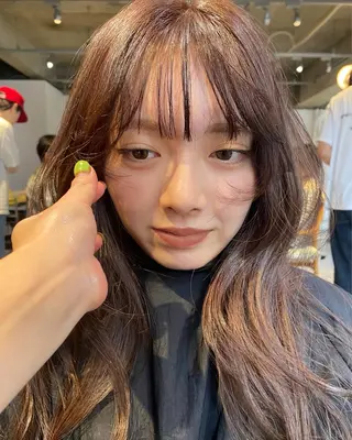 セミロング PARK　枝元 みうのヘアスタイル