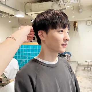 カラー パーマ メンズ スパイキーショート/ メンズヘア/hugeのヘアスタイル