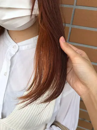 ロング カラー bococa りんのヘアスタイル