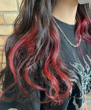 ロング カラー ヘアアレンジ DISCOHAIRsanc（ルジャルダン町田）所属・烏山 達也のヘアスタイル