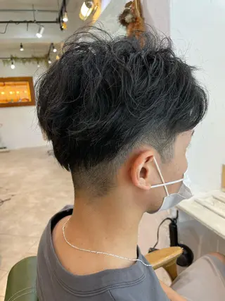 パーマ メンズ 金子 しおりのヘアスタイル