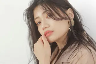 セミロング 🍒serika 暖色カラー 🍒のヘアスタイル