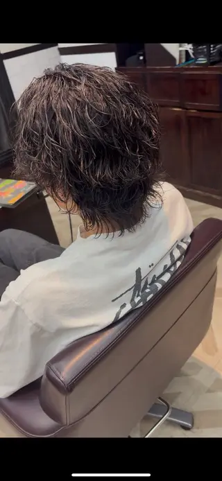 ミディアム パーマ HAREKE Loopidea所属・鈴木結花/立川美容師 /モデル募集のヘアスタイル