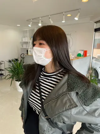 ロング 前川 瑞希のヘアスタイル