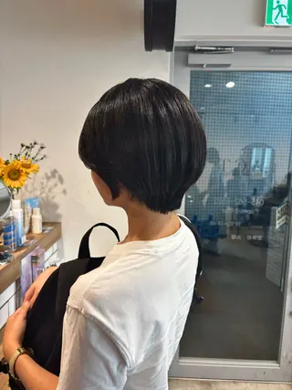 ショート 艶カラー🌙ショート /ボブ/小由葵のヘアスタイル