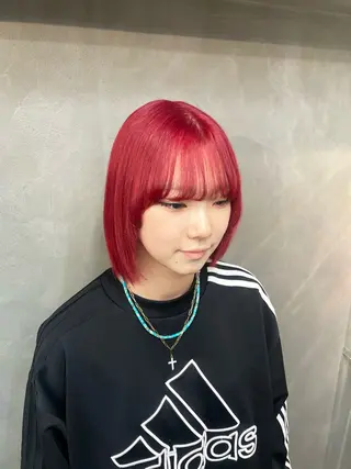 ミディアム カラー TNB TOKYO所属・Insta 指名 No.1KURUMIのヘアスタイル