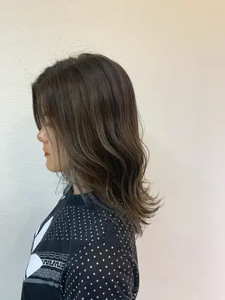 セミロング カラー Stir Maison 大宮所属・ryuma/ボブ /透明感カラーのヘアスタイル