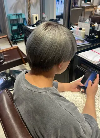 カラー メンズ 柔らかい透明感カラー 🫧ゆうしん/高宮のヘアスタイル