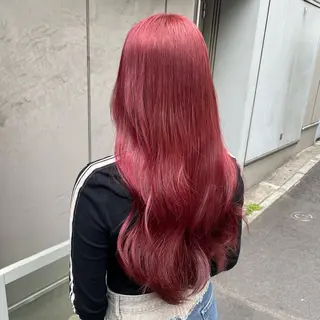 セミロング カラー 大人っぽ♡上品な暖色 ♡ブリーチなし♡のヘアスタイル