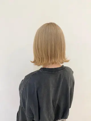 ショート カラー 美髪改善・ストレート 🌿エクステ/カンジのヘアスタイル