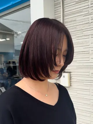ミディアム カラー A BY WHO所属・A BY WHO あおきのヘアスタイル