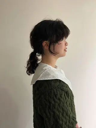 ミディアム パーマ ヘアアレンジ メンズハイトーン/栄 /イトウタケルのヘアスタイル