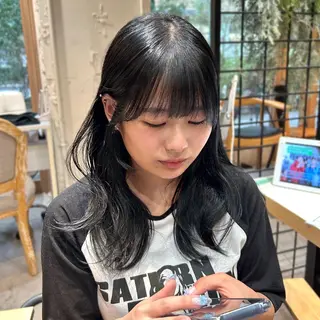 カラー レイヤー/手書きネイ ルCOCORO 🎀のネイルデザイン