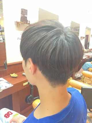 メンズ ルキ🌈ブリーチカラ ー&メンズパーマ🦄のヘアスタイル