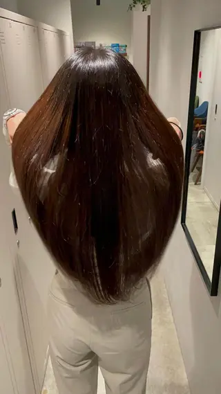 ロング ren ボブロブ/ミディアムのヘアスタイル