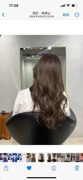 ロング カラー ALLY(アリー)所属・akane/ボブ /オリーブ/ブラウンのヘアスタイル