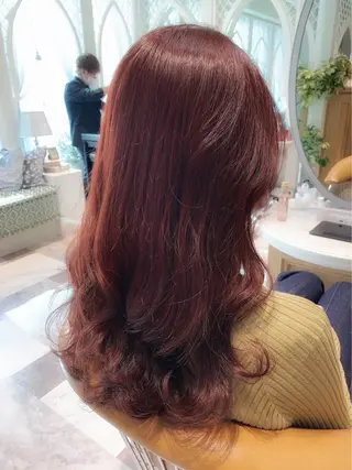 ロング MASHU韓国ヘア/ レイヤー/透明感カラのヘアスタイル