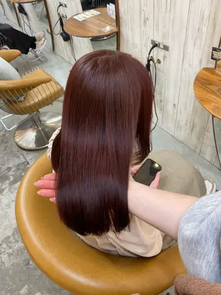 セミロング カラー ️🫧️韓国ヘア🫧 ボブ⭐️/RUIのヘアスタイル