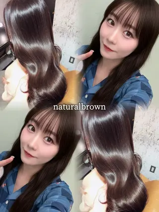 ロング レイヤー/韓国❣️ 縮毛矯正/おばかんのヘアスタイル