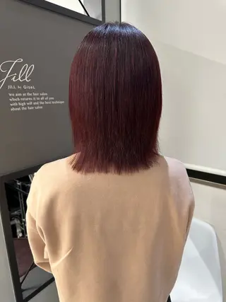 ミディアム カラー GiseL宗像所属・GiseL宗像 HiROEのヘアスタイル
