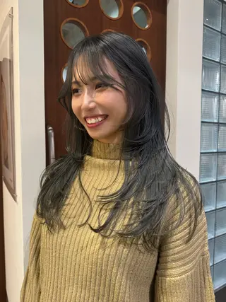 ロング 中尾 未来のヘアスタイル