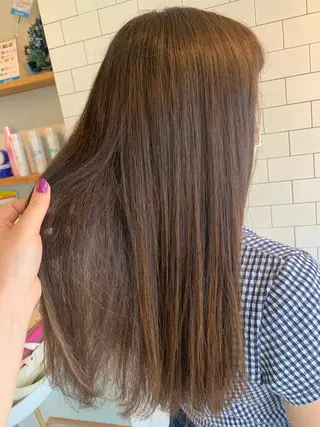 ロング カラー ぱつボブ/ ショート/YUKIのヘアスタイル