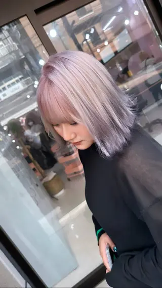 ミディアム カラー 🎀憧れ髪色再現🎀 /MANATOのヘアスタイル