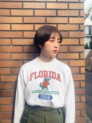 ショート loka所属・山本 晶大のヘアスタイル