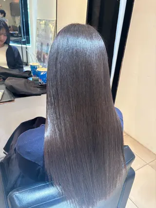 ロング 落合智登世🌀トリー トメントモデル募集中のヘアスタイル