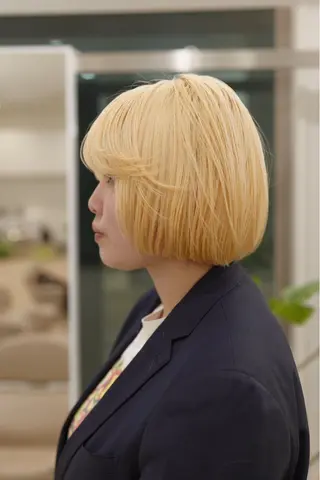 ショート カラー パーマ ⭐️ボブ/ショート りゅうしんのヘアスタイル