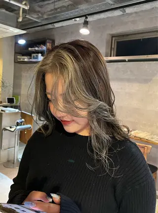 ロング the OSCAR所属・韓国ヘアスタイリスト Harukaのヘアスタイル