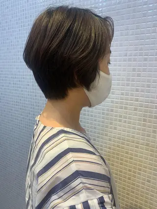 ショート 小沼采唯👧🏼 海好きオヌちゃんのヘアスタイル