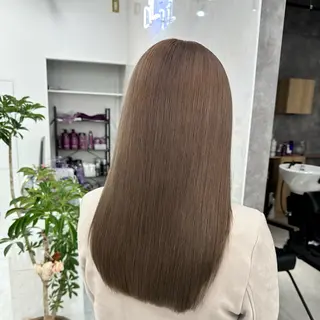 ロング 💎艶々ハイトーン MOE💍🤍のヘアスタイル