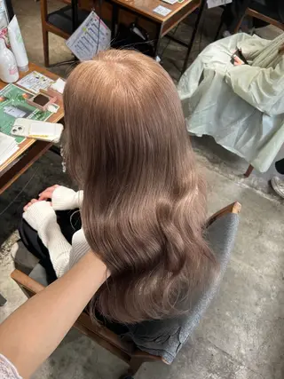 セミロング Friista color所属・moe🎀 梅田美容室のヘアスタイル