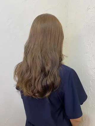 ロング カラー 久力琴音''透明感 カラー''アレンジのヘアスタイル