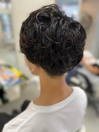 パーマ メンズ 菊地 美憂のヘアスタイル