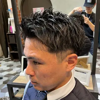 ショート パーマ メンズ 梅田/メンズ専門 ／加地光尊のヘアスタイル