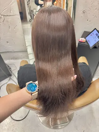 ロング 暖色カラ-ෆ˚顔周り 🎀ོ白岩亜実🎀ོのヘアスタイル
