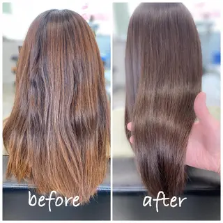 ロング clan五反田所属・髪質改善、縮毛矯正 店長浅野太郎のヘアスタイル