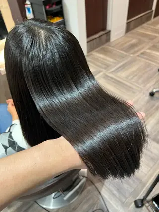 セミロング 阿部 拓也のヘアスタイル