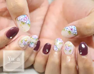 ネイル ネイル＆ホワイトニング   Yu-a所属・yu-a  スカルプ ネイルakiのネイルデザイン