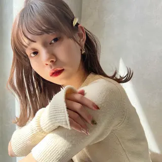 ミディアム 韓国モテhair🍑 momoのヘアスタイル
