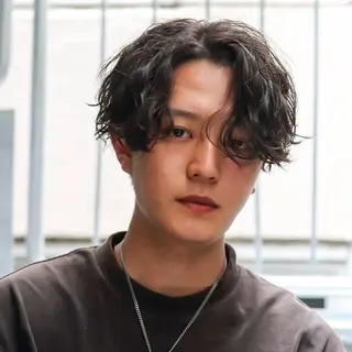 ミディアム カラー パーマ メンズ メンズ特化 😎キョウヘイ😎のヘアスタイル