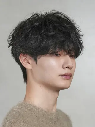 パーマ メンズ 👑メンズパーマ屋 👑/栄/馬場斗生のヘアスタイル