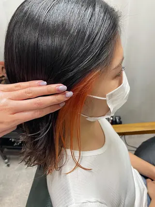 ミディアム カラー Men's hair salon First 中百舌鳥店所属・First なかもず 店 YUKIのヘアスタイル