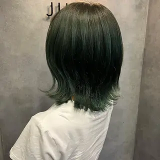 ミディアム カラー newi saLyu 今井海斗のヘアスタイル