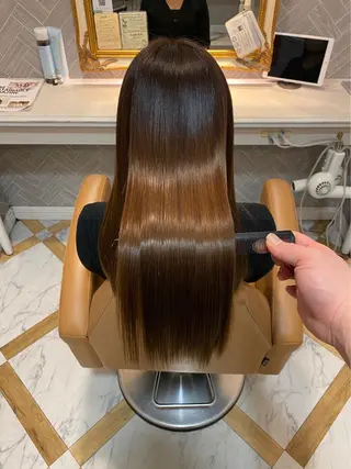 ロング カラー レイヤー🤍 ベージュ🤍　聖奈のヘアスタイル